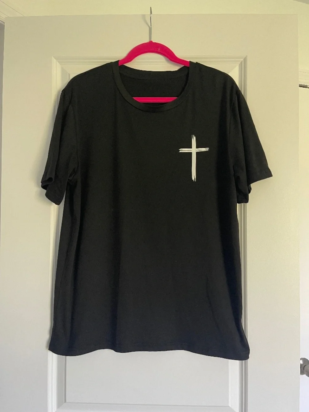 Christian Themed Mens Tshirt Medium Black